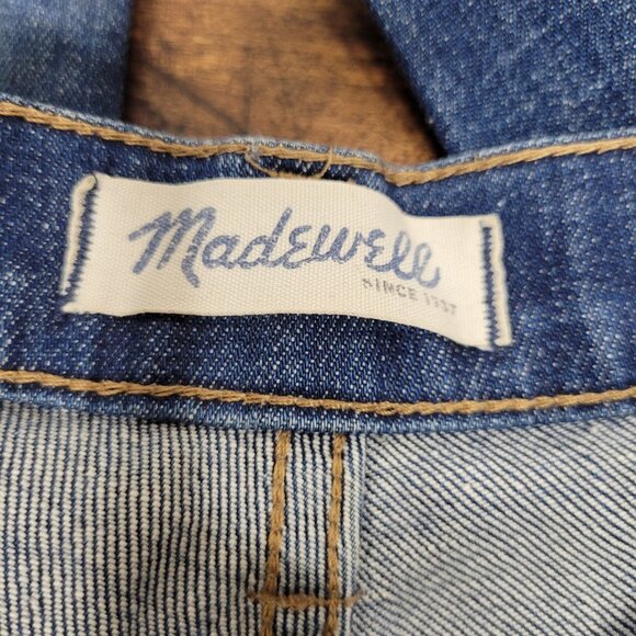 EUC Madewell Jeans Women's sz 26 Distressed Slim Boyjean Rip & Repair Edition - Picture 7 of 11